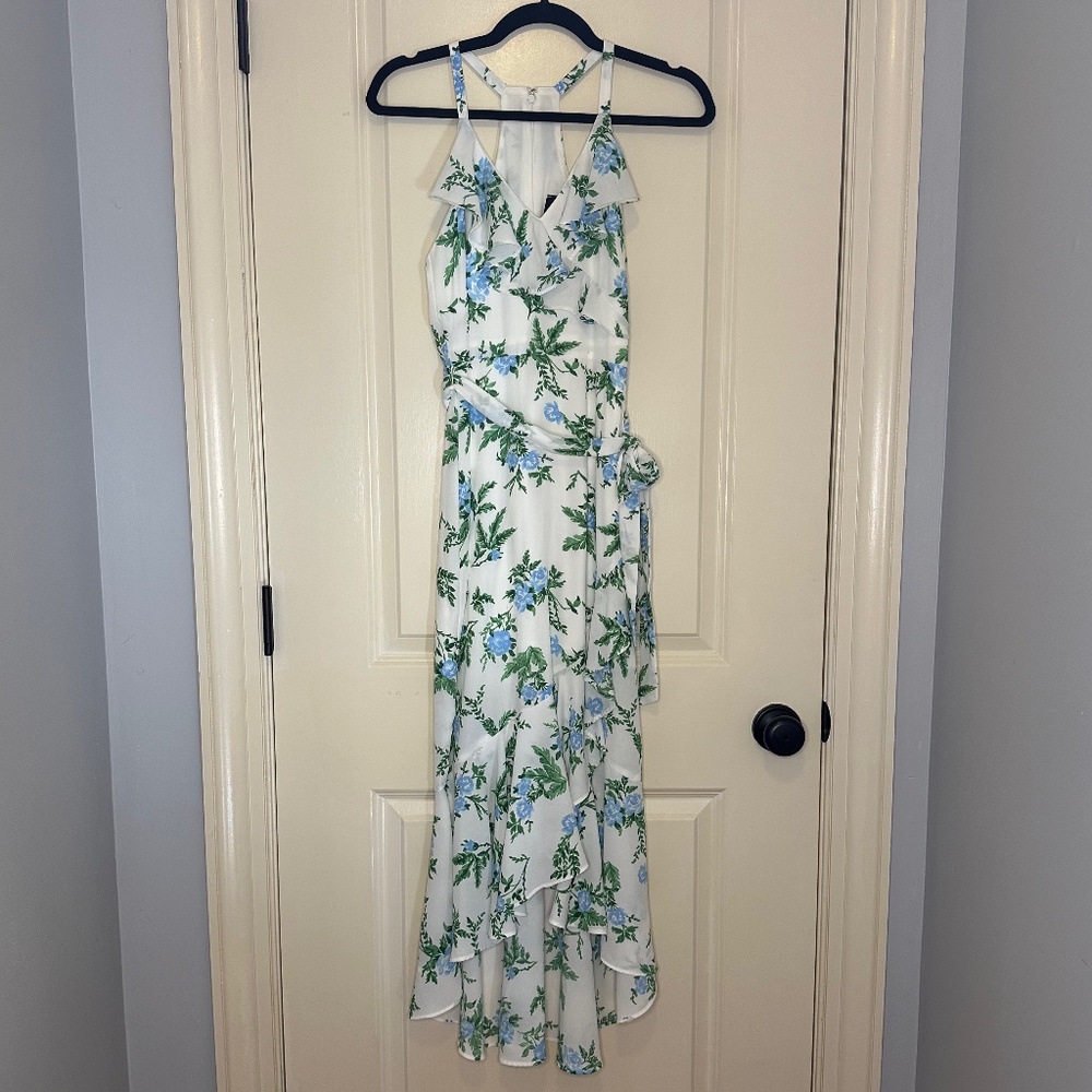 Disney Princess Juniors Floral Ruffle Midi Dress - Size XS